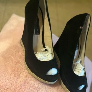 Brand new Steve Madden black espadrilles size 7 1/2